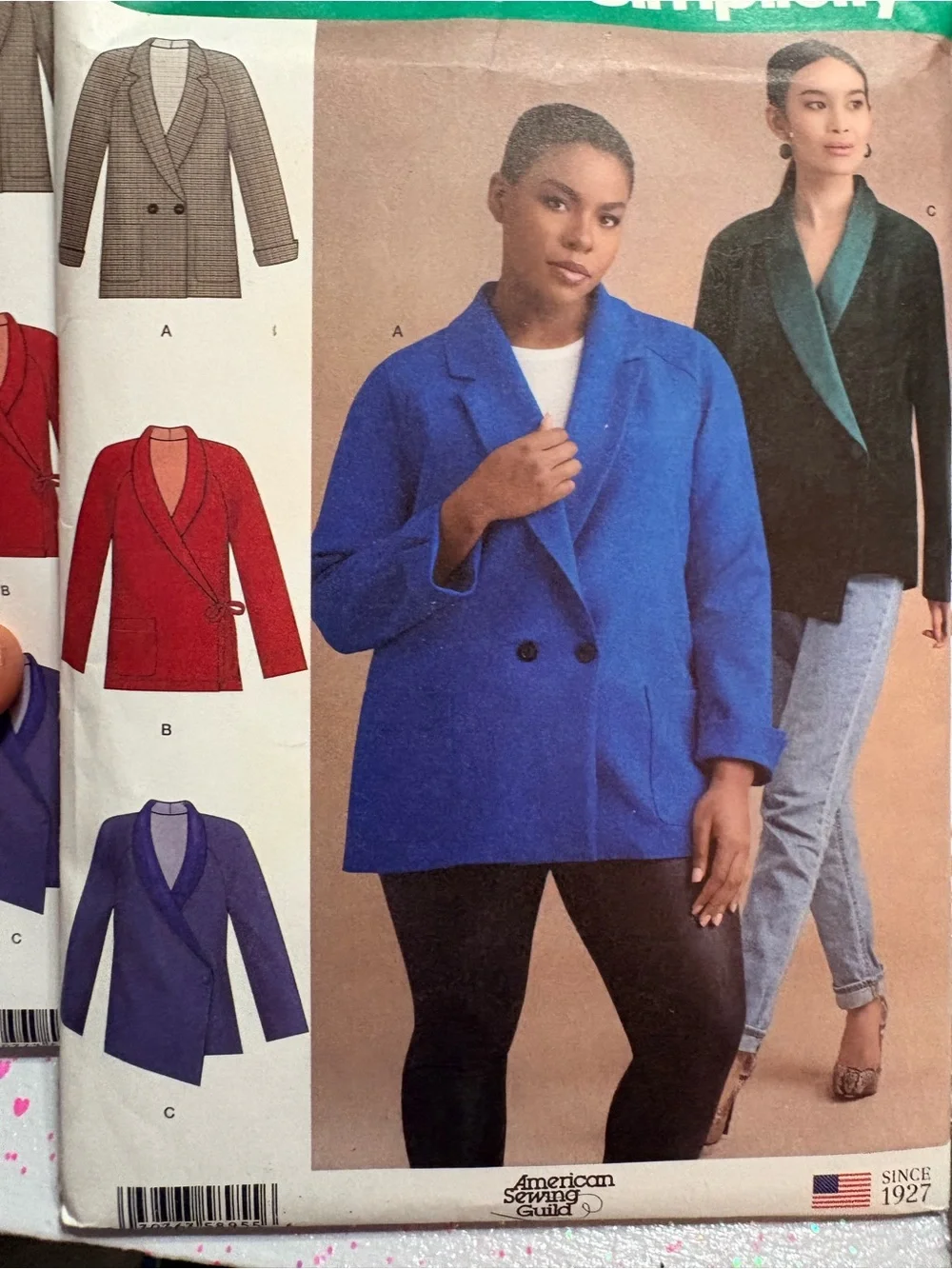 BN UNCUT SIMPLICITY 8955 AA OR BB SEWING PATTERNS
